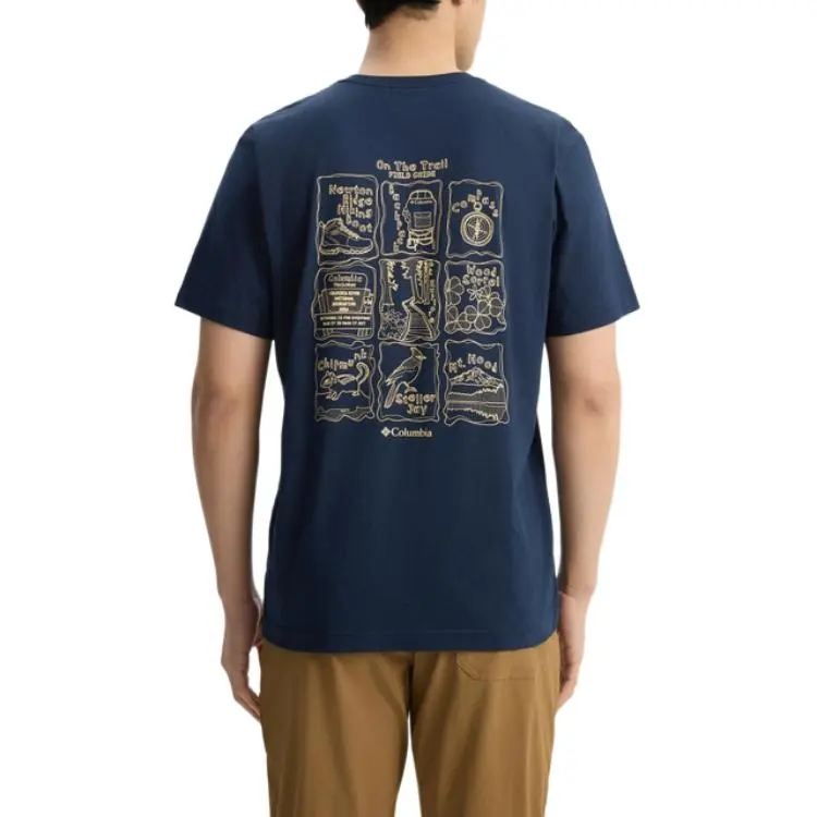 Columbia SS25 T Shirt Men's Navy Blue-1