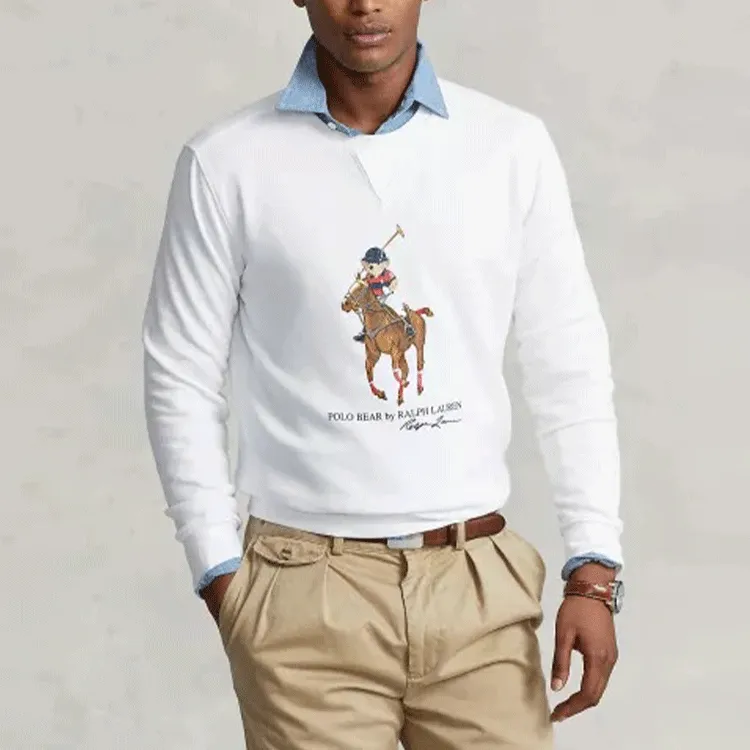 Polo Ralph Lauren Sweatshirts Men White-5