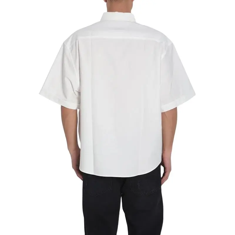AMIPARIS Paris Ami De Coeur Logo Embroidered Short Sleeved Shirt-1