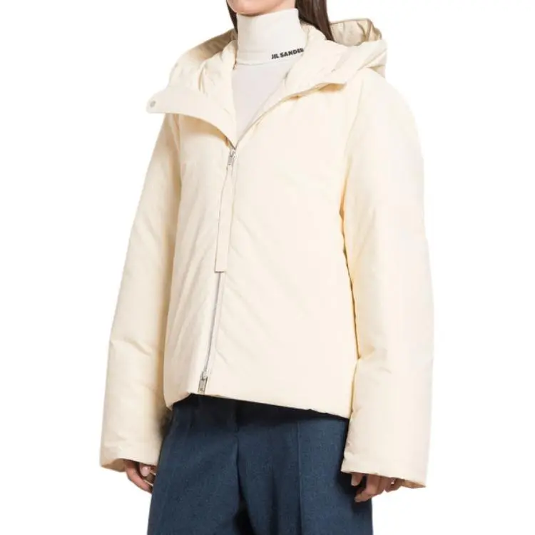JIL SANDER + Padded Zipped Down Jacket-3