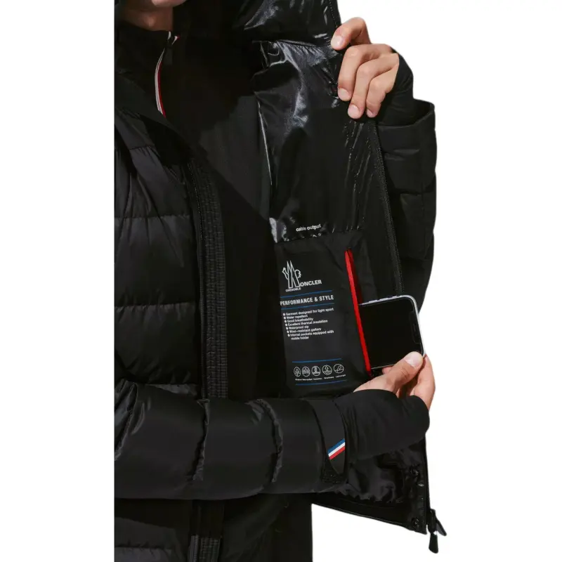 Moncler Grenoble Down Jacket Men's Black-5