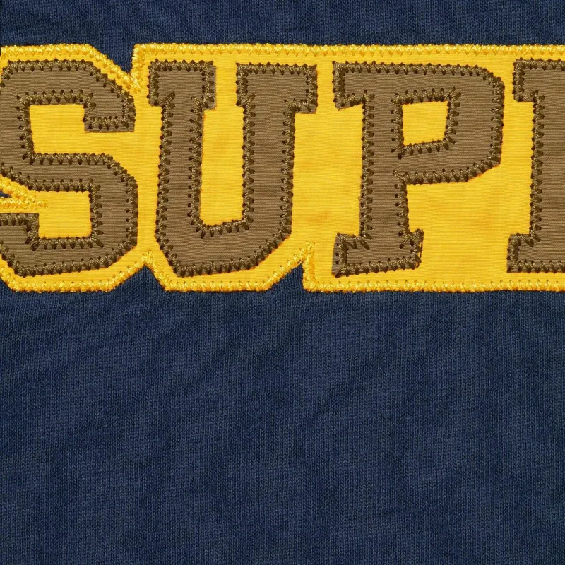 Supreme Satin Appliqué Short Sleeve Top-3
