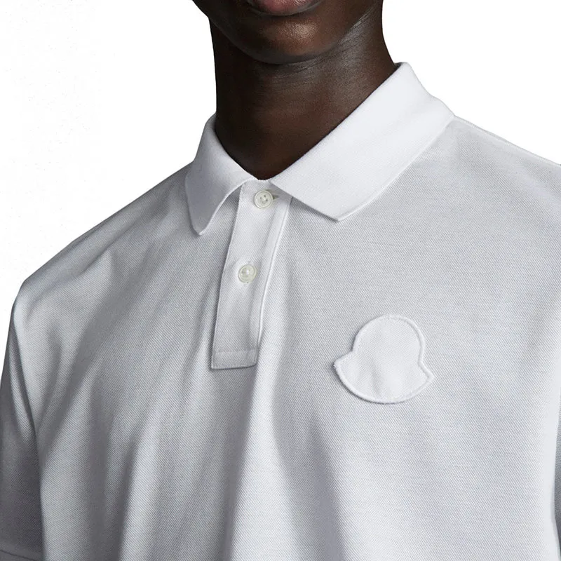 Moncler Polo Shirts Men White-4
