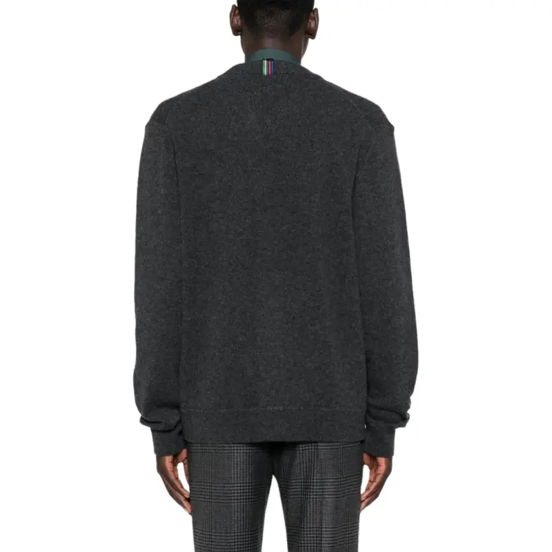 Paul Smith V Neck Knitted Cardigan-4