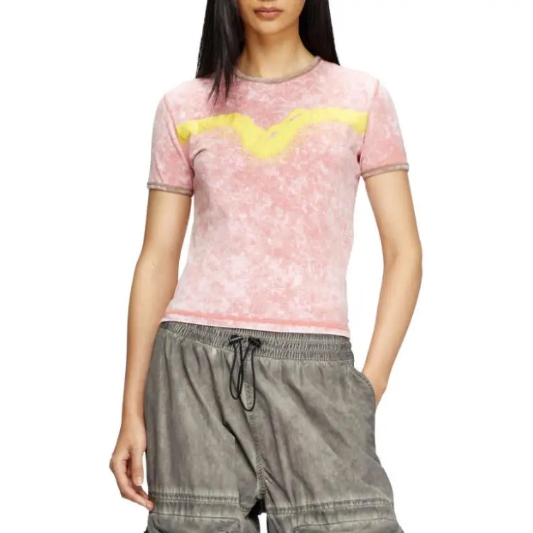 DIESEL T Uncutie Long Q3 Crewneck T Shirt-1