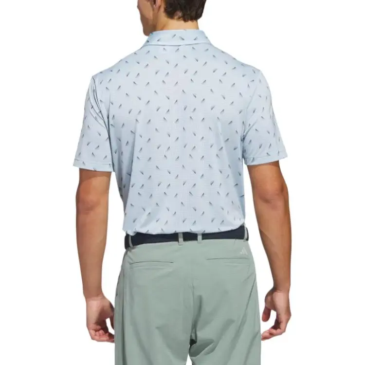 Adidas Free Shipping With AdiClub Ultimate365 Printed Mesh Polo Shirt-3