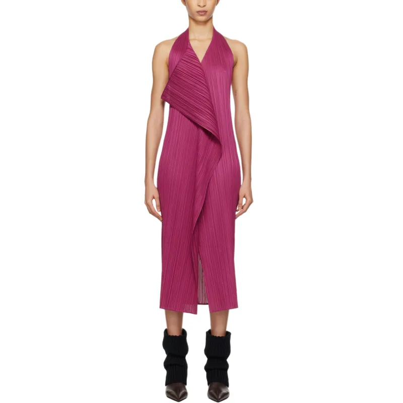 PLEATS PLEASE ISSEY MIYAKE Monthly Colors November Midi Dress-3