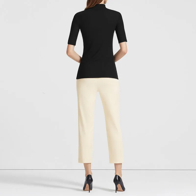 THEORY Casual Pants Women's Beige Yellow-2
