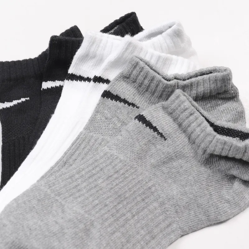 Nike Ankle Socks Unisex 3 Pack Gray/White/Black-2
