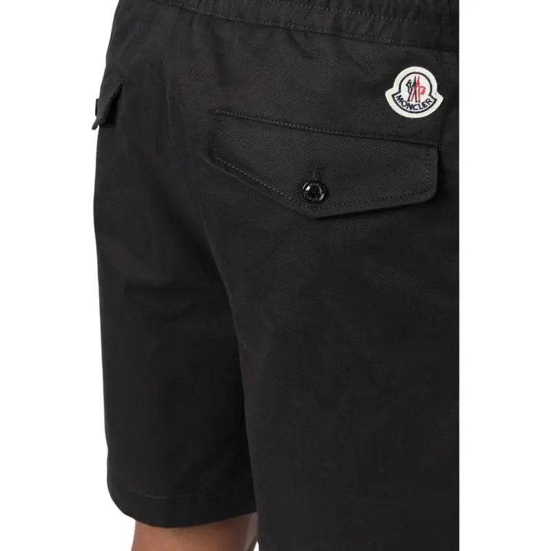 Moncler Mid Rise Drawstring Shorts-4