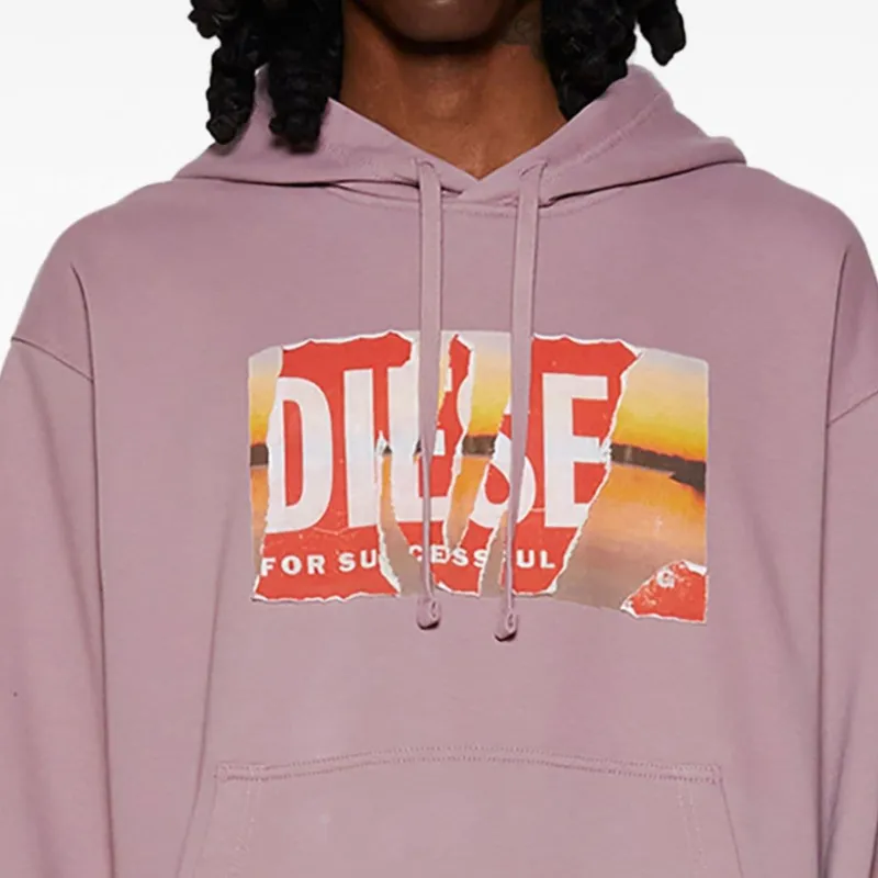 DIESEL S Macs Pullover Hoodie-4