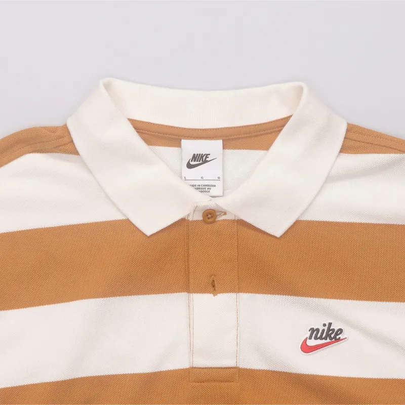 Nike Sportswear Heritage Polo Shirt Men's Orange-3