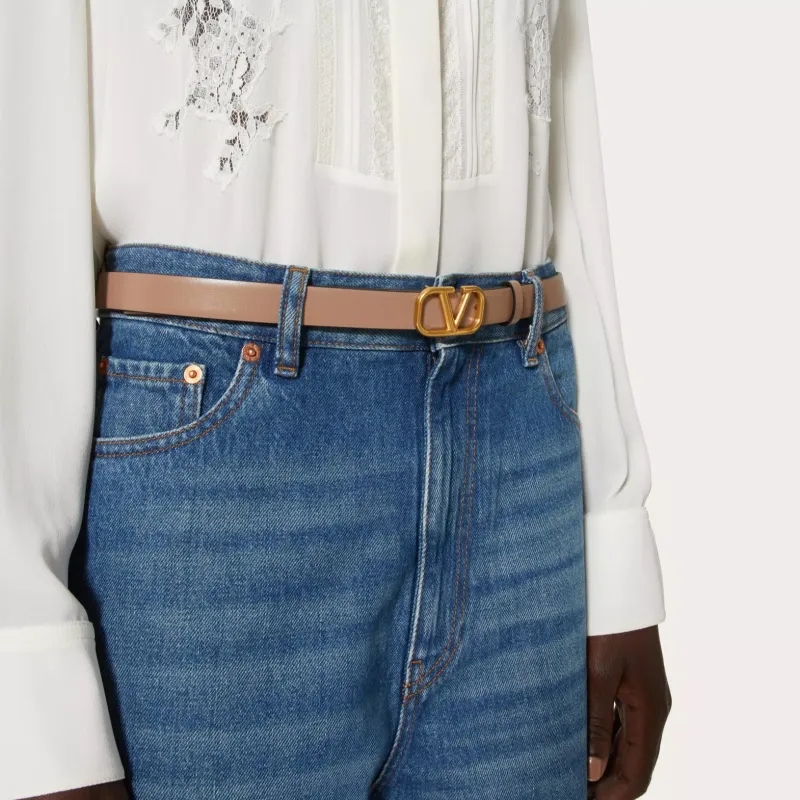 Valentino Garavani VLogo Signature 20mm Reversible Belt-1