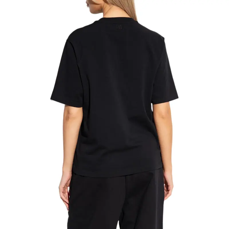 Ami Paris Small Red Ami De Coeur T shirt-5