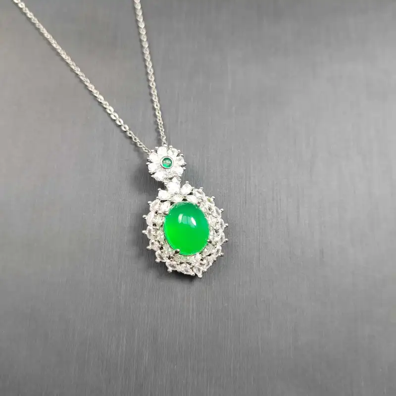 Gifts Chalcedony Necklaces Women's-15