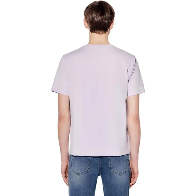 GUESS T Shirt Men's Light Purple-5