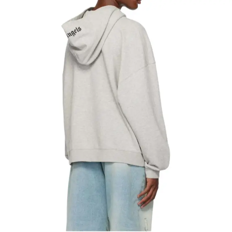 PALM ANGELS Logo Embroidered Hoodie-3