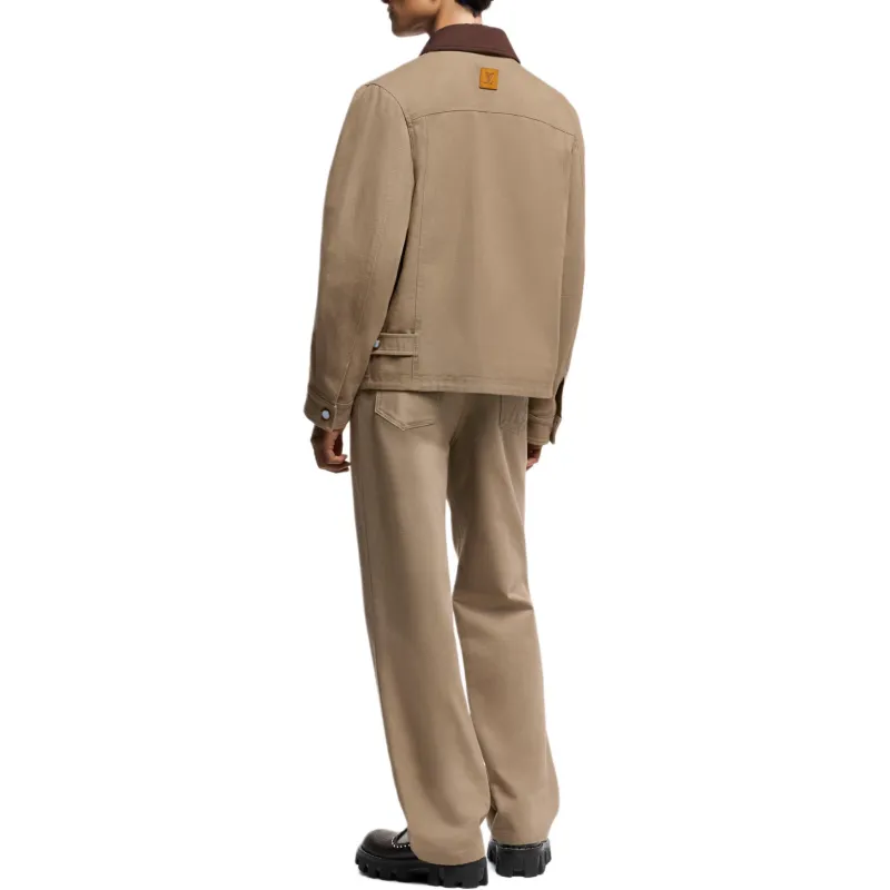 LOUIS VUITTON Workwear Cotton Canvas Blouson-5