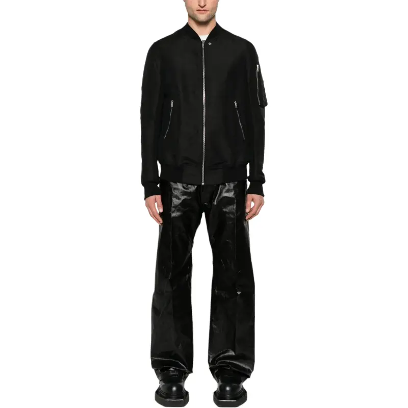 RICK OWENS Coated Denim Geth Jeans-3