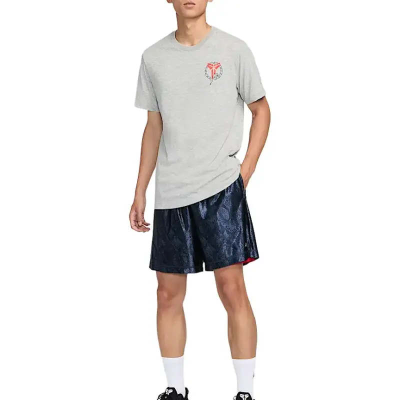 Nike Dri Fit FW24 Kobe 'Stockings' T Shirt Men's Toned Dark Gray-2