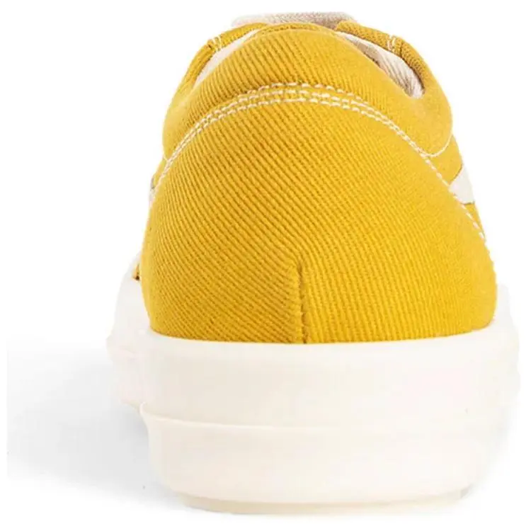 RICK OWENS/RO Porterville Low Top Skateboard Shoes Women's Yellow-4