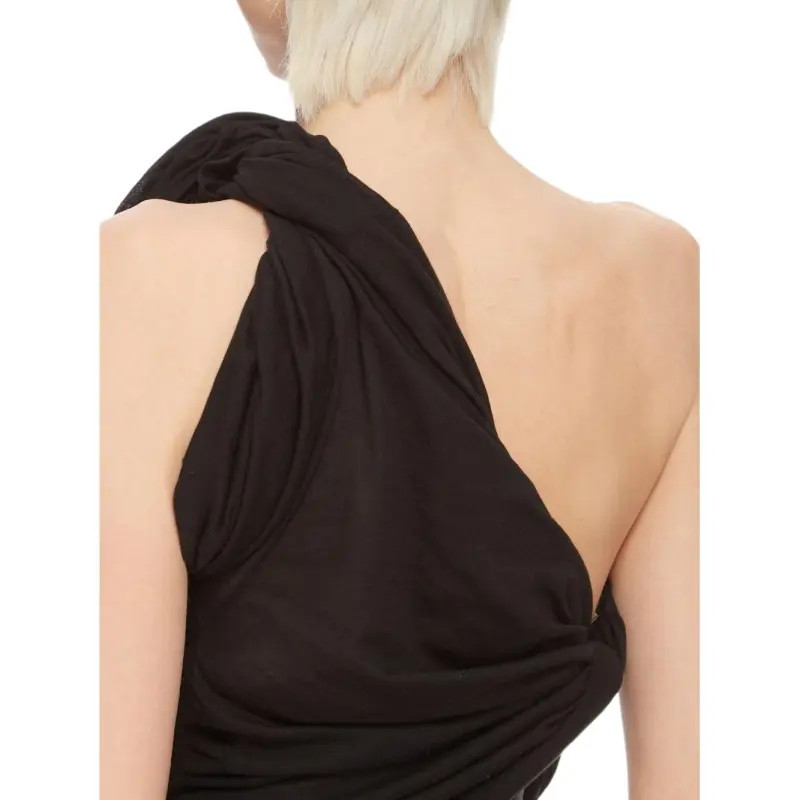 RICK OWENS One Shoulder T Shirt-4