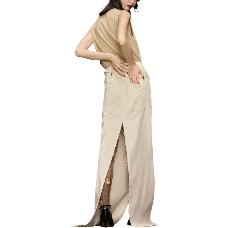 Maison Margiela Anonymity Of The Lining Denim Skirt-2