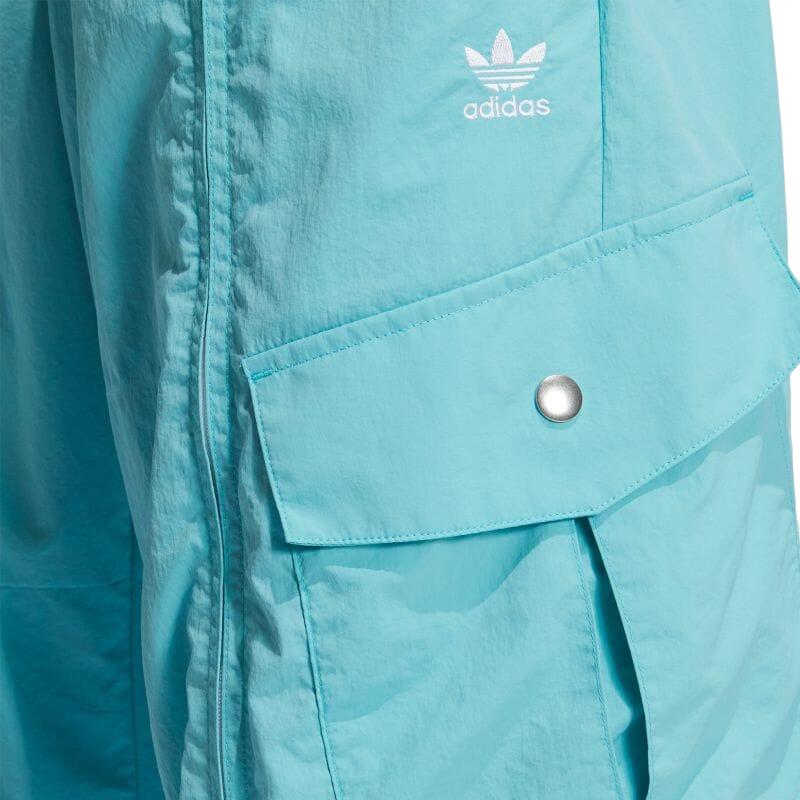 Adidas Originals x KR OP SS24 Cargo Pants Men's Cyan - POIZON