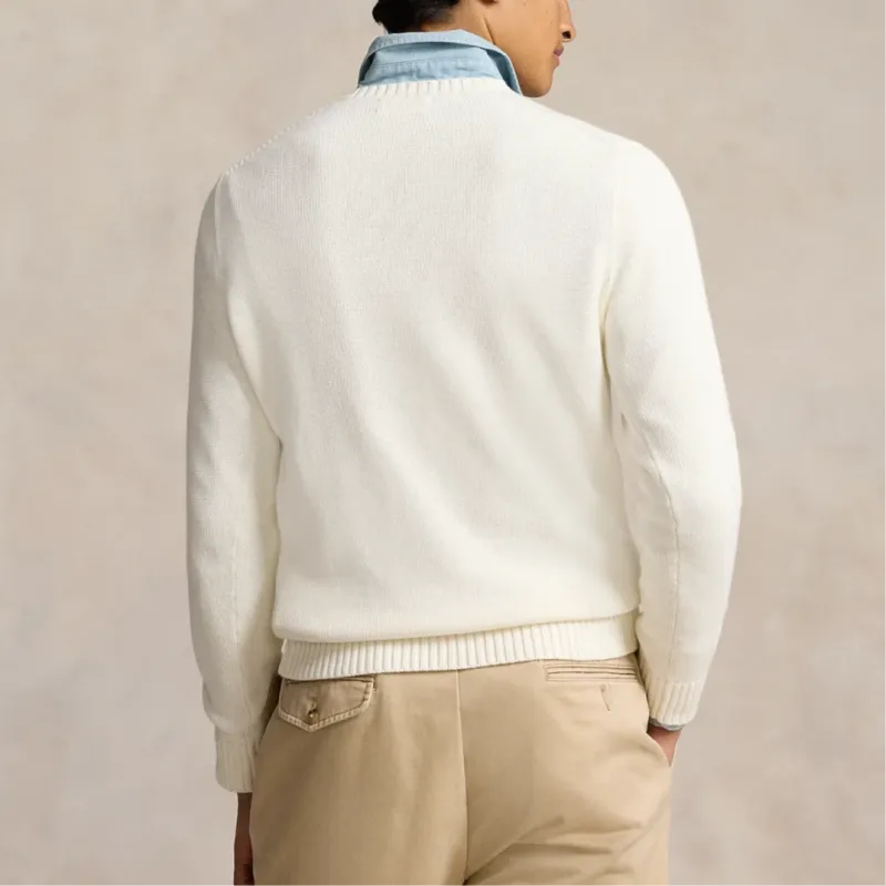 Polo Ralph Lauren Knitwear Men's Washed White-3