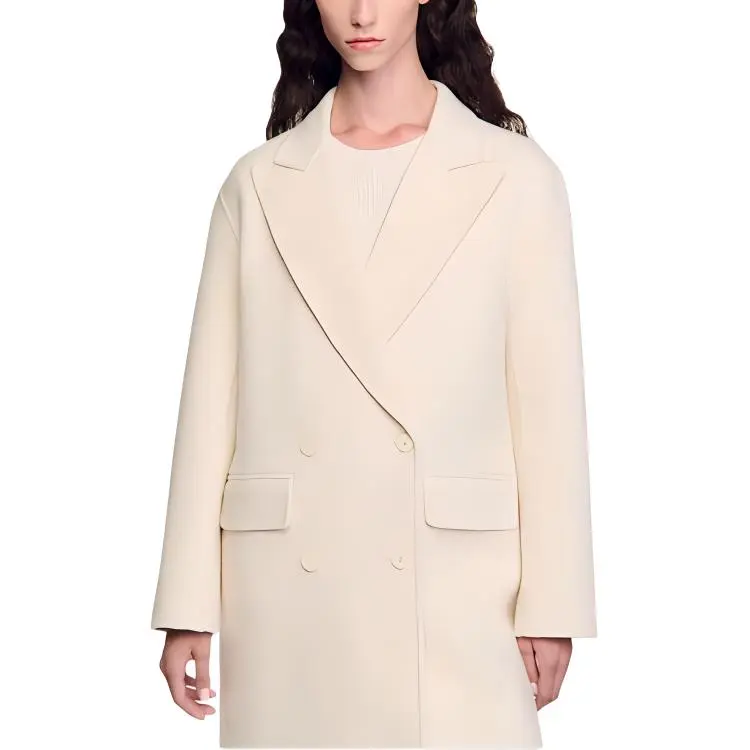 Sandro Double breasted Coat-3