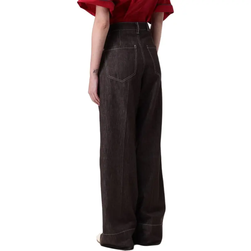 Brunello Cucinelli Wide Leg Jeans-1
