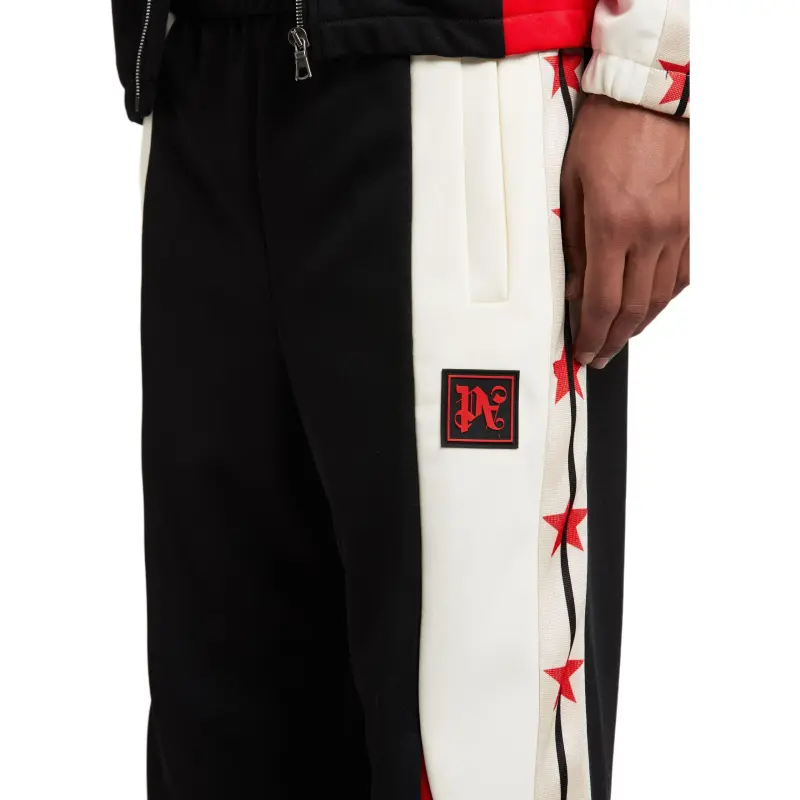 PALM ANGELS Paxhaas Contrast-panel Track Pants-5