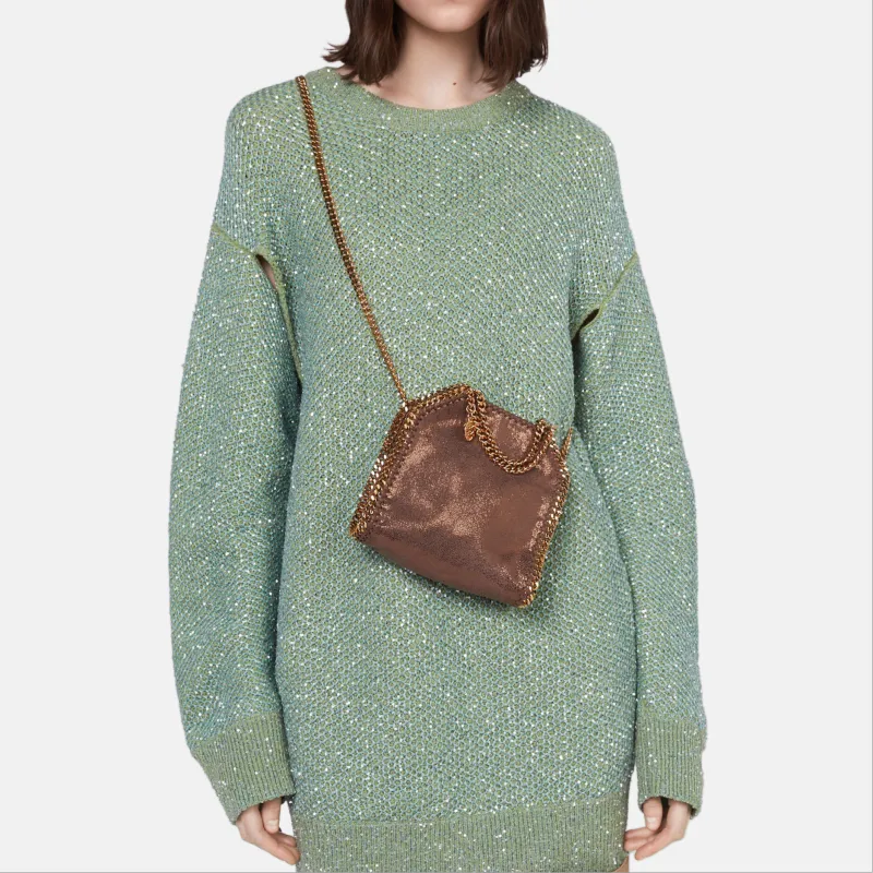 Stella McCartney Falabella Chain Mini Tote Bag-4