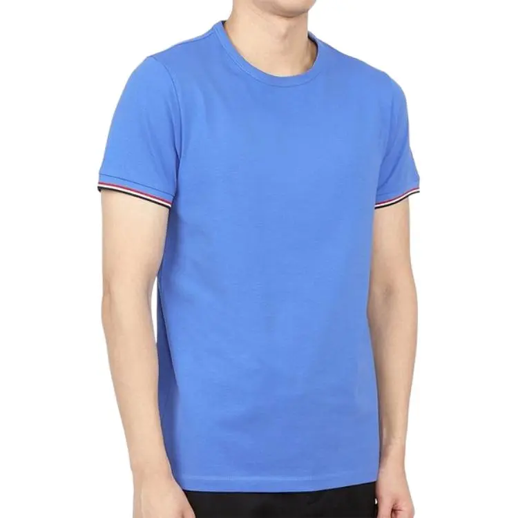 Moncler T Shirts Men Blue-4