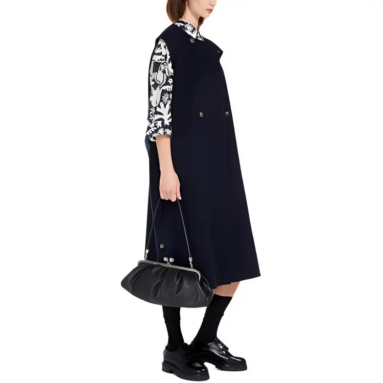 WEEKEND MaxMara FW24 Sleeveless Dress Women's Dark Blue-3