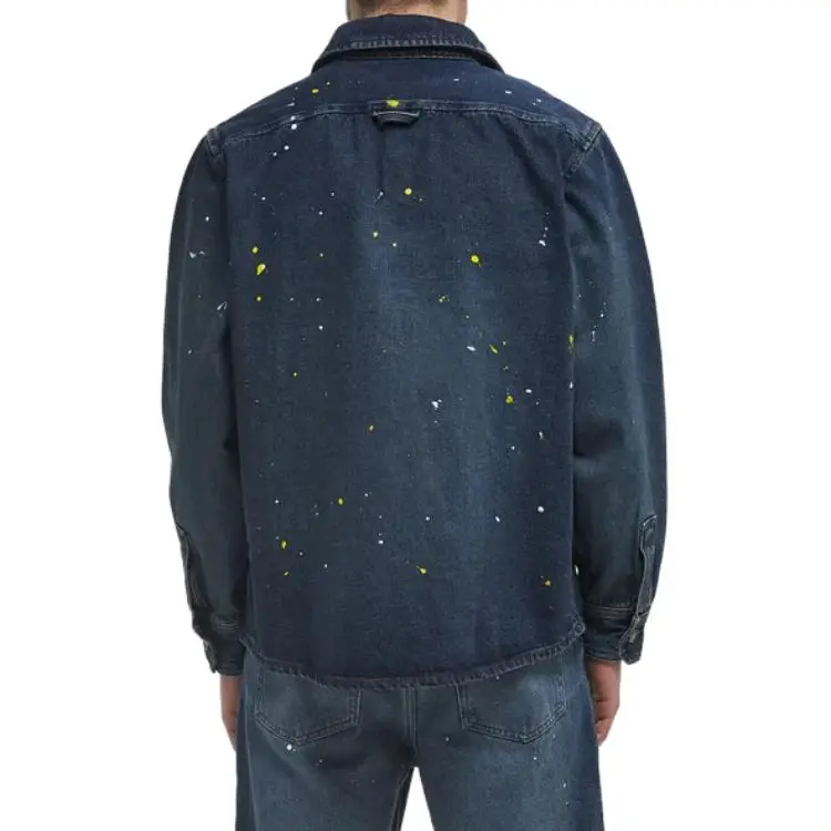 A.P.C Basile Splash Effect Shirt Jacket-4
