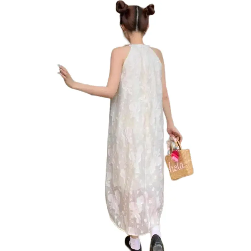 Mu Xiao Xin Sleeveless Dress Women's Apricot-3