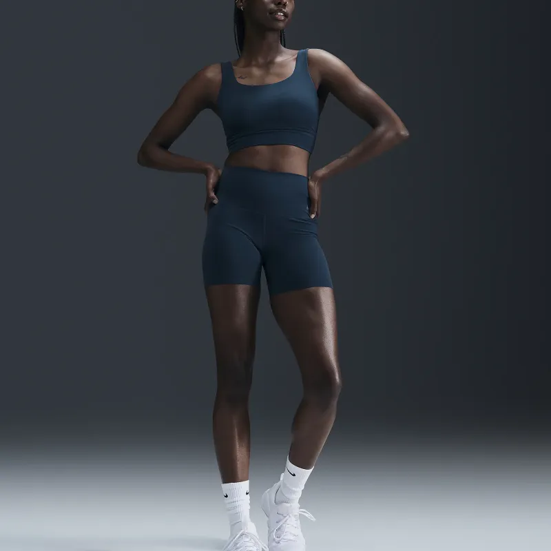 Nike Zenvy Sports Underwear Women's Armory Marine Blue/White-1