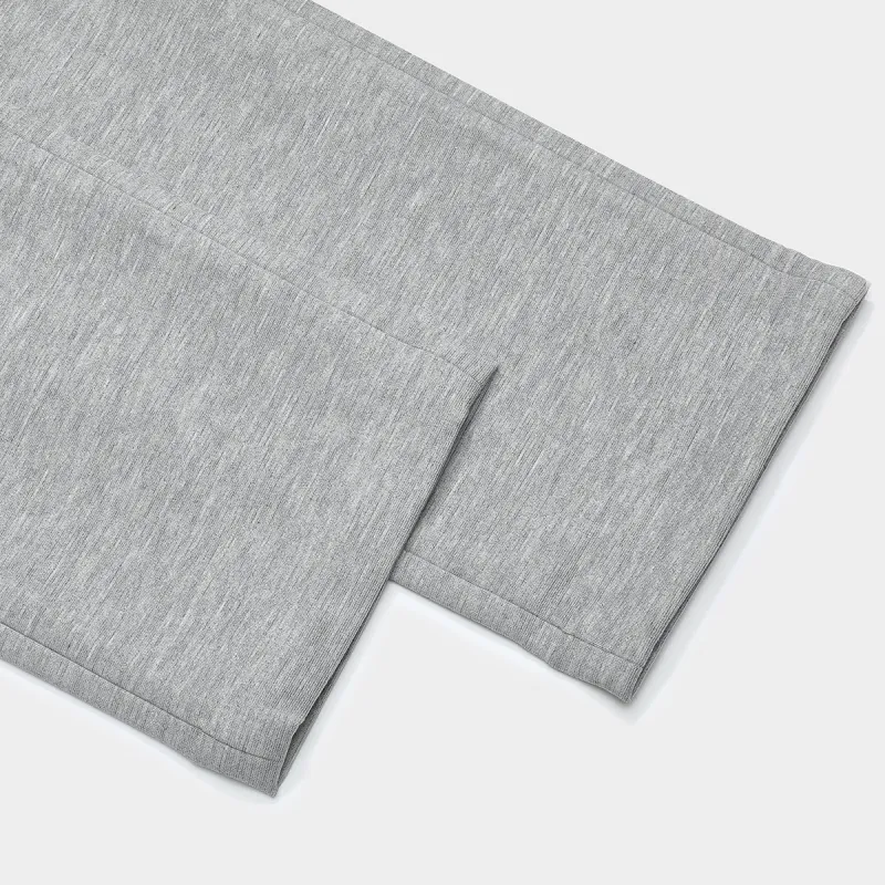FILA MILANO Italian Luxury Sports Collection Knitted Sweatpants Men Snowflake Heather Gray-4