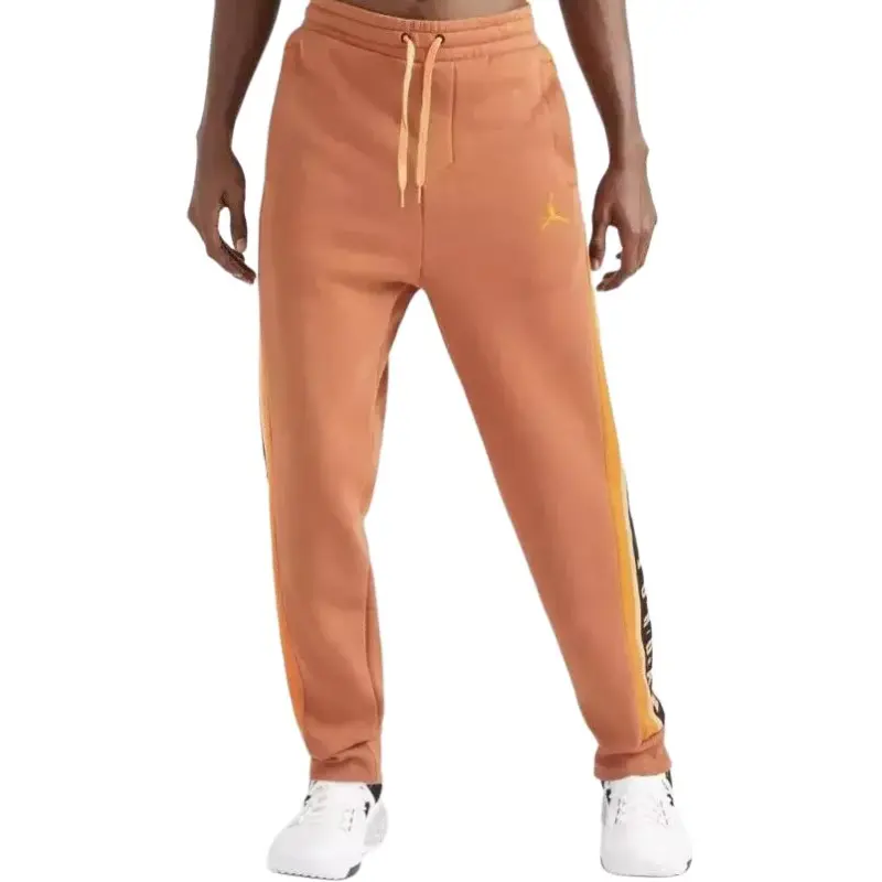 Nike Knitted Sports Pants Men's Orange-2