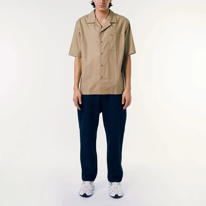 LACOSTE Shirts Men Khaki-4