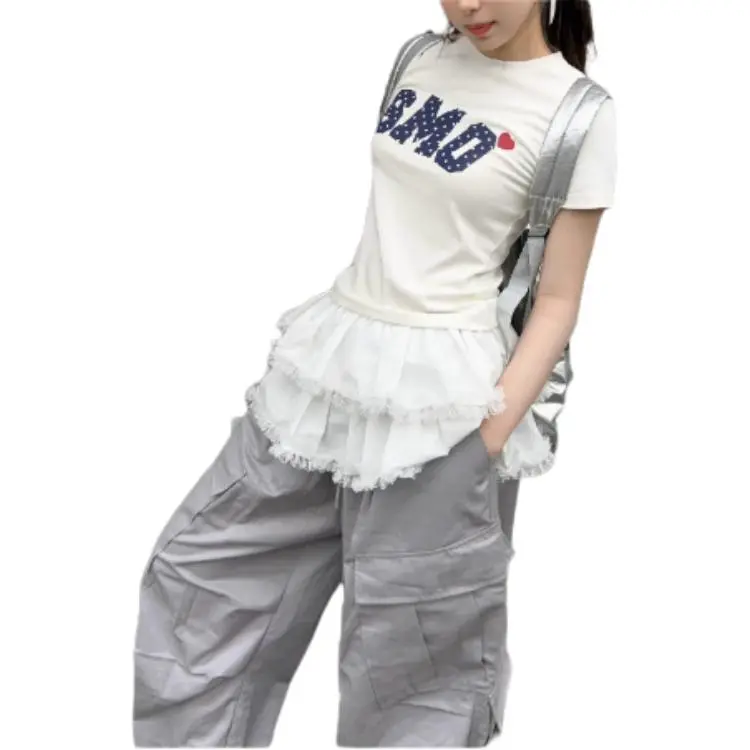 SMORODINA Set in Sleeve T Shirt Women's-3