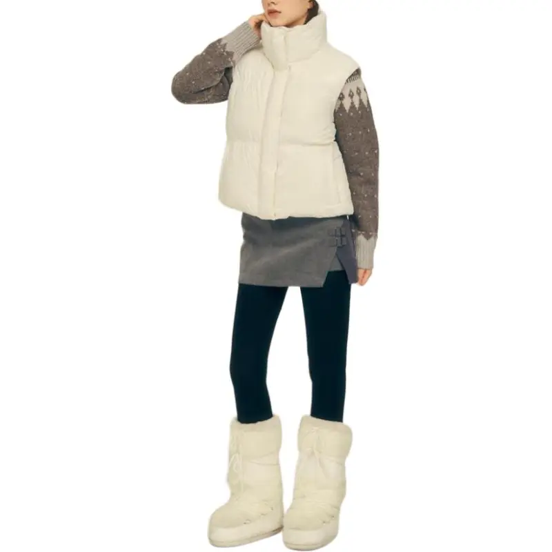 GUESS Vests Women's Ivory-3