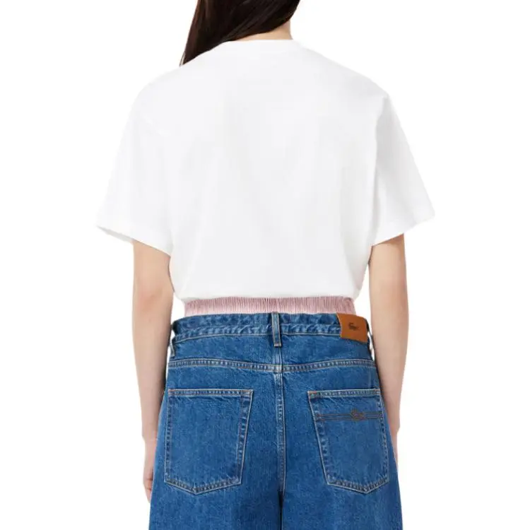 LACOSTE T Shirts Women's White-2