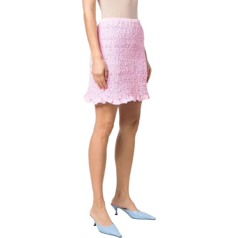 MIU MIU Casual Short Skirts Women's Pink-3