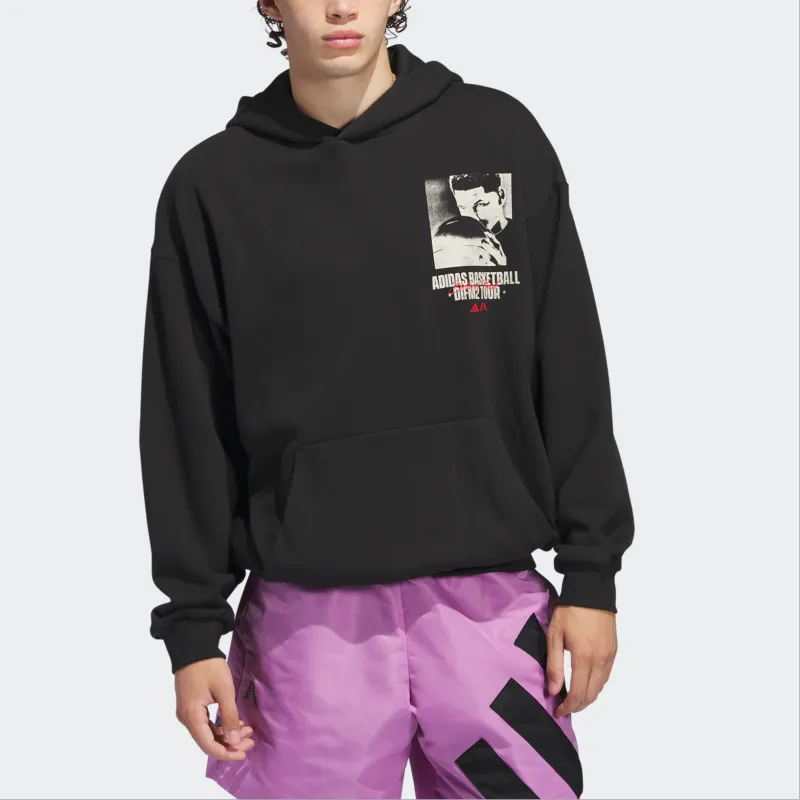 Adidas Free Shipping With AdiClub Anthony Edwards Graphic Hoodie-1