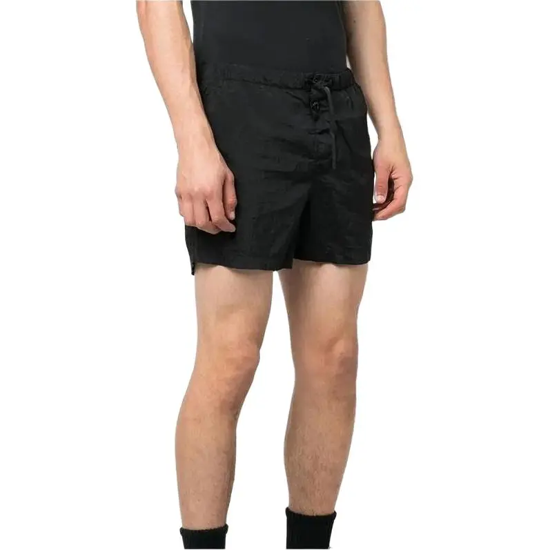 STONE ISLAND Logo Patch Drawstring Swim Shorts-2