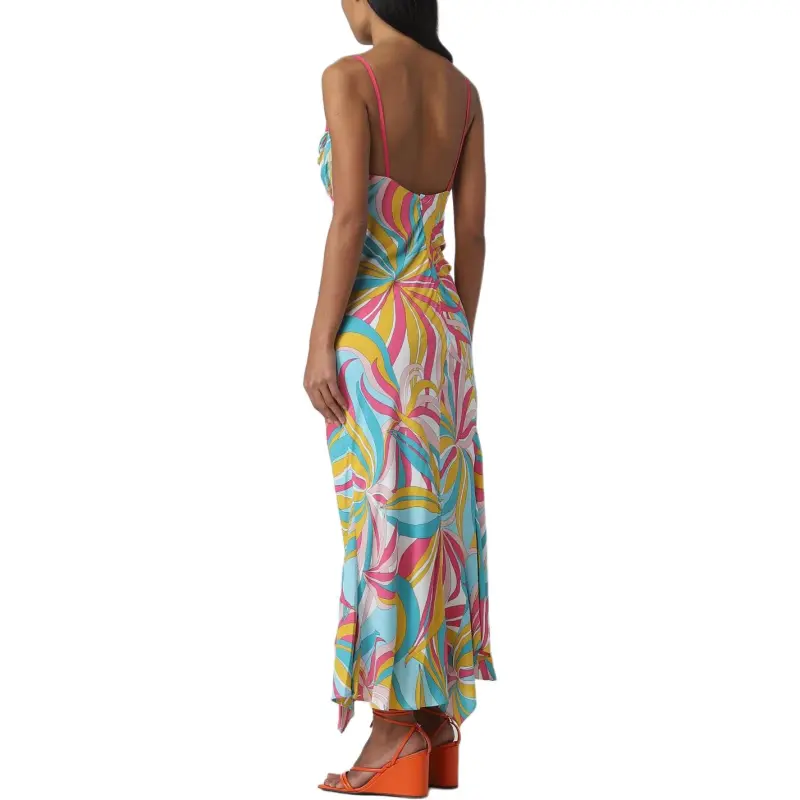 PINKO Graphic print Halterneck Dress-5
