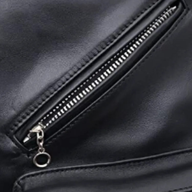 Schott N.Y.C. Cow Leather Backpack Men's Black-6