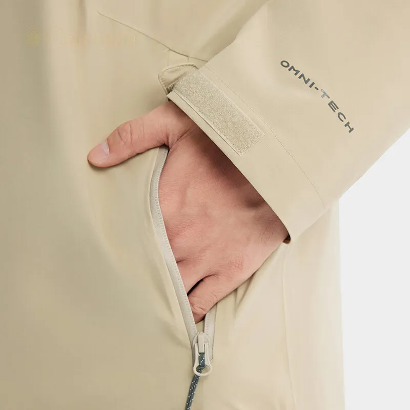 Columbia Waterproof And Warm Windbreaker Jacket Men's Khaki-5